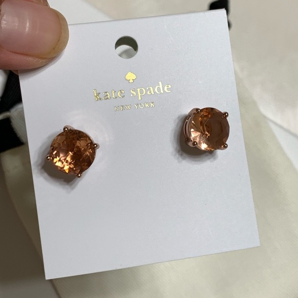 Kate Spade Gumdrop Stud Round Cut Earrings - Picture 5 of 8